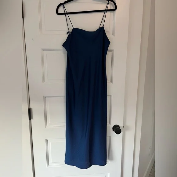 Banana Republic | Dresses | Cobalt Blue Slip Dress | Poshmark